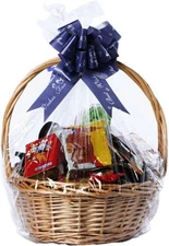 10 Count Clear Cellophane Basket Bags 26x36 inch Basket Wrap Cellophane Gift ...