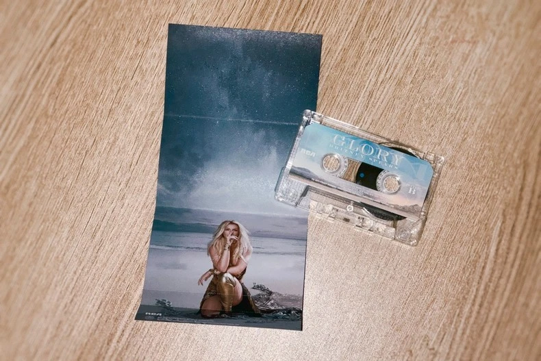 Britney Spears Britney Glory Deluxe Edition Rice Tape Brand New Unopened 23 Trac - Image 4 of 4