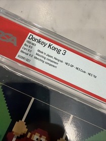 The Original Donkey Kong 3 Arcade Classics Series CIB Psa 9.0 NES 1986 NES