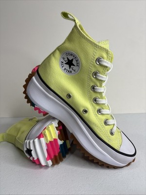 CONVERSE Run Star Hike High 'Light Zitron' 571112C Women Size 6 - WORN ONCE!