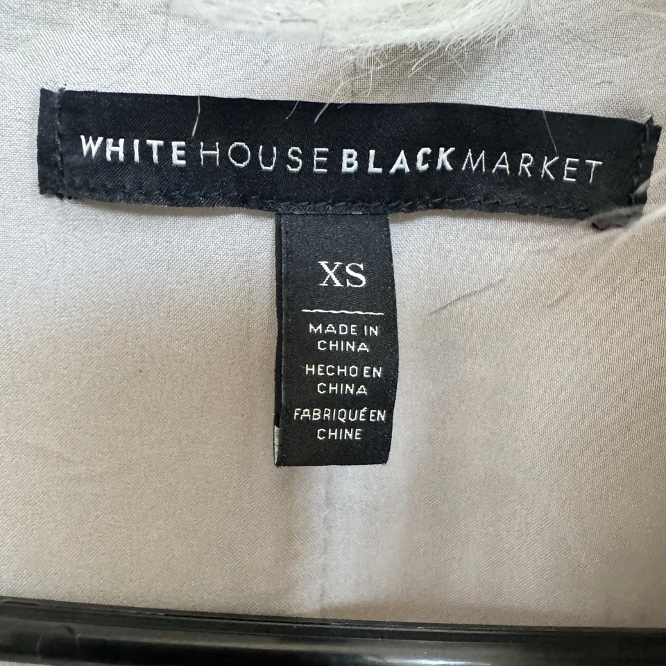 Chaleco de piel sintética del mercado negro de la Casa Blanca talla XS Foto 2 de 4