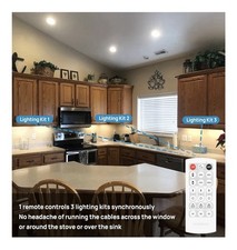 Litever Kitchen Under Cabinet Lights Plug in ...