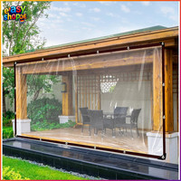 Abdeckplane Wasserdicht Transparent 2X3M Mit ÖSen GartenmöBel Schutzfolie