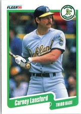 1990 Fleer Baseball (1-200) - You Pick - FREE SHIPPING 5+ Cards READ NM