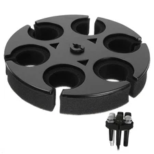 Multi Microphone Holder, Hold Up to 6 Microphones, Wired and Wireless Mic Hol...