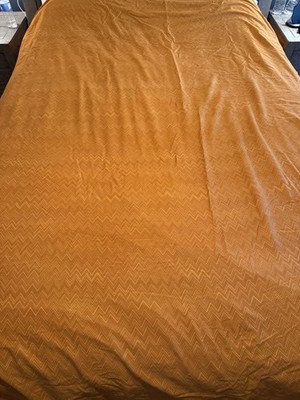 Missoni Tessuto Fabric 1 Orange Queen Duvet Cover 