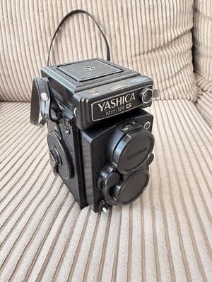 Yashica Mat 124g 6x6 TLR Kamera, Yashinon 3,5/2,8-80MM Objektiv, Mittelformat