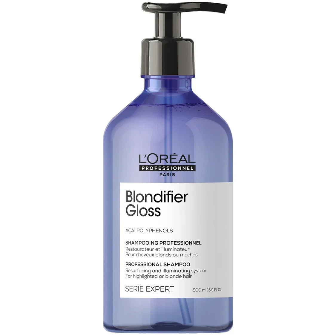 L'Oréal Shampoing Blondifier Gloss haute performance au polyphénol d'açai 500ml