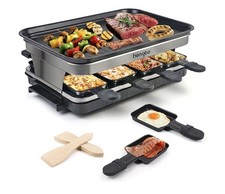 Image of Hengoo 8 Person Electric Raclette Grill HB-105. New In Original Packaging.
