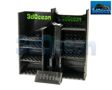 3d0cean Filter Basket Upgrade Kit For Fluval Flex 9gal 34l Aquarium 3d Printed