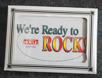 Vintage ''According To Hoyle'' ''We're Ready To Rock!'' Game Playing Cards. Sealed!