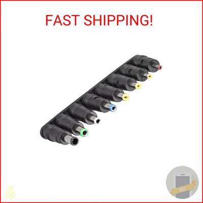 uxcell DC Power Adapter Kit 8pcs 5.5 x 2.1mm Jack Converter Barrel Connector Set