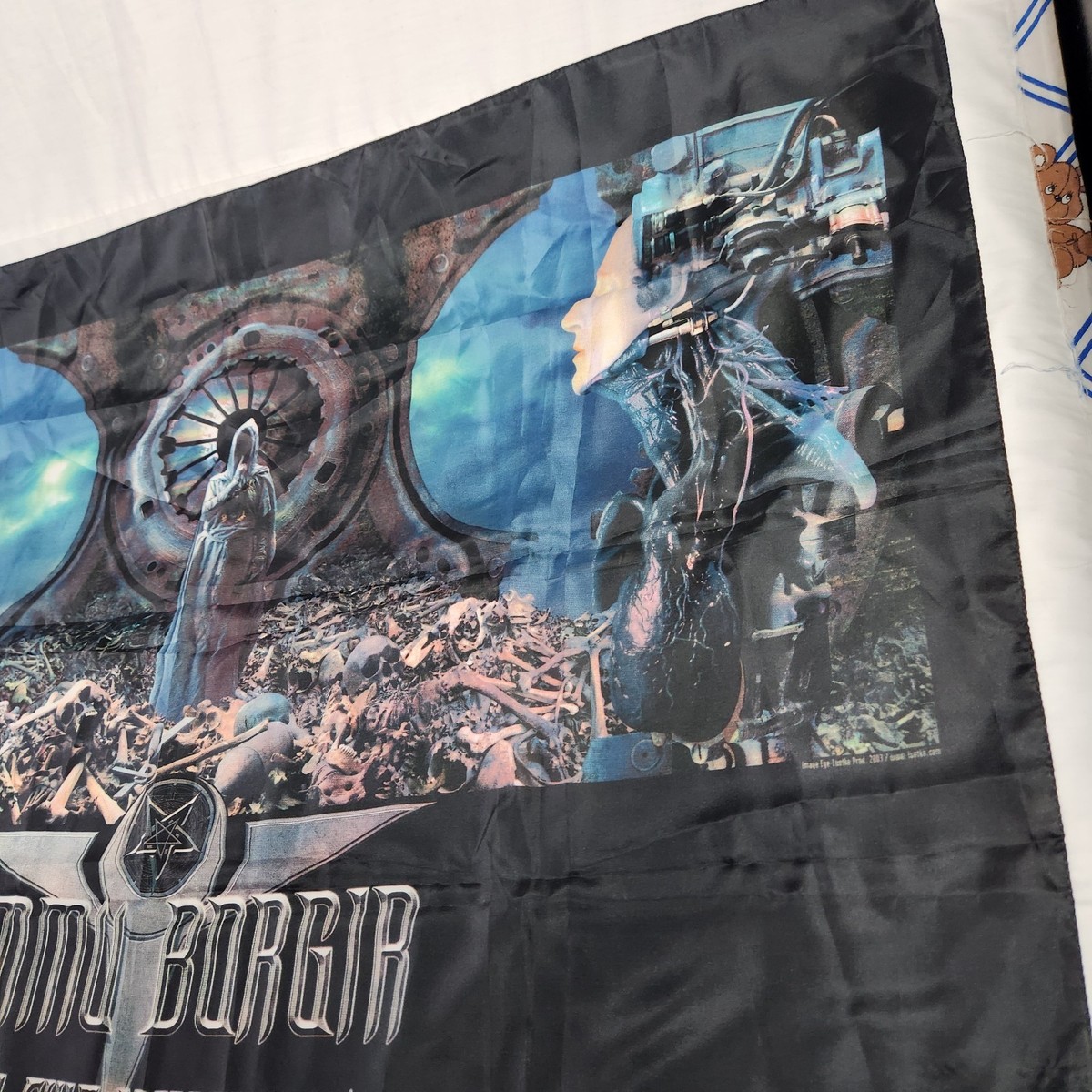 2003 Dimmu Borgir Black Metal Flag Banner Tapestry Hanging 42x30