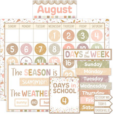 Terrazzo Tones Calendar Bulletin Board TCR7201 