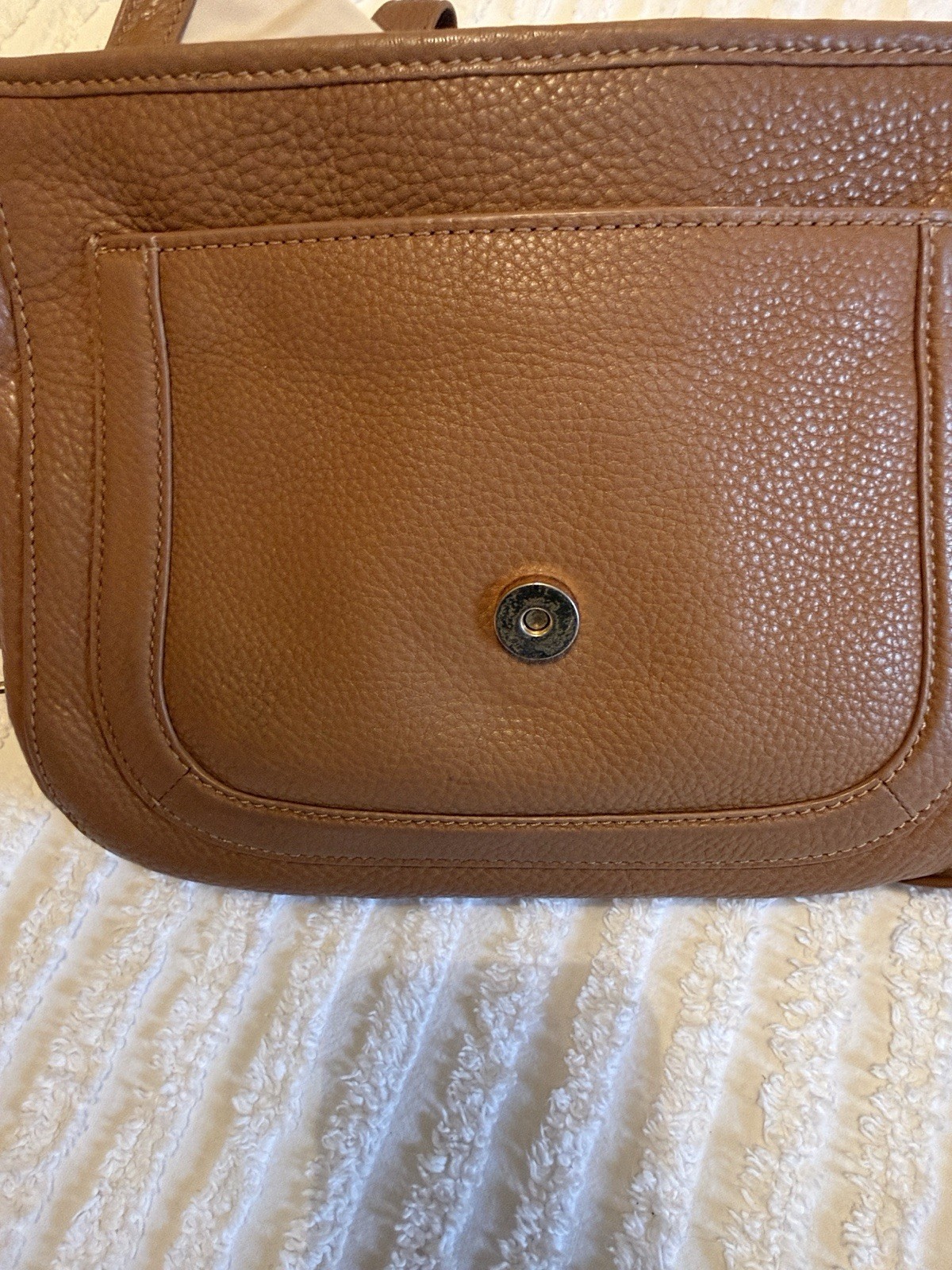 Tory Burch Women's Brown Leather Shoulder Bag Purse Adjustable Strap thumbnail 11