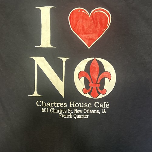 Chartres House Cafe New Orleans T Shirt L - 第 4/4 張圖片