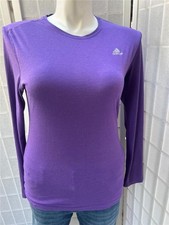 Women's Adidas Climate Large Iris Purple Long Sleeve T-shirt