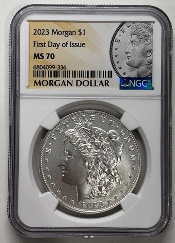 2023 Morgan $1 Silver Dollar NGC MS70 First Day Of Issue