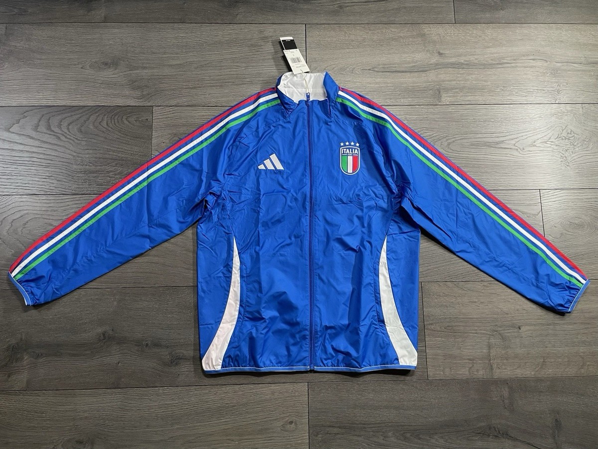 adidas イタリア代表 ジャージ リバーシブル Adidas ITALIA Reversible FIGC Anthem Soccer Jacket Training Medium