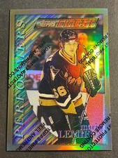 Box 47: 1995-96 Finest GOLD REFRACTOR RARE Mario Lemieux Penguins #190