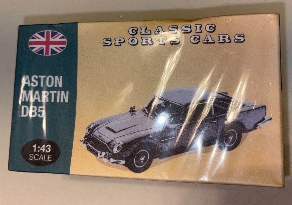 Coches deportivos clásicos británicos/Aston Martin DB5/escala 1:43/ediciones Atlas/nuevos Foto 2 de 4
