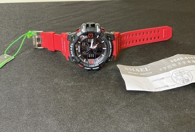 SMAEL 8049 Sports Watch Water Resistant LED Digital And Analog