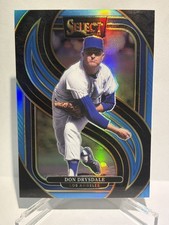 2025 Panini Select Prizm Don Drysdale #185 LA Dodgers Blue Prizm 145/199