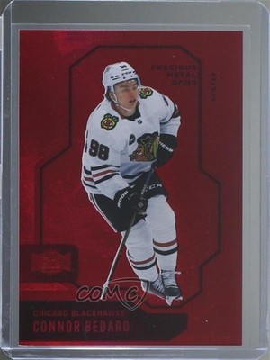 2024-25 Skybox Metal Universe PMG Red 9/100 Connor Bedard #28 5pq