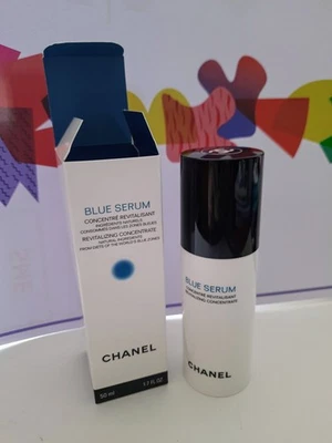 50ML BLUE SÉRUM CHANEL Flacon Pompe Concentré Revitalisant Visage neuf - Photo 1/4