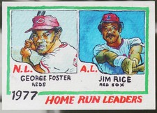 2025 Topps Shoebox Treasures by Andy Friedman George Foster/Jim Rice #58 NM