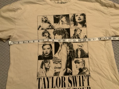 Taylor Swift The Eras Tour Merch beige T-Shirt Konzert doppelseitig Größe Small - Bild 7 von 12