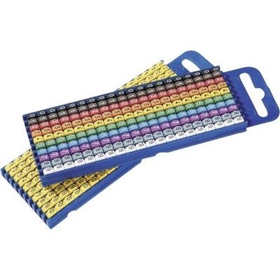 200er Multipack HellermannTyton WIC2-0-9-PA-CC-T1 Kennzeichnungsclip Aufdruck 0