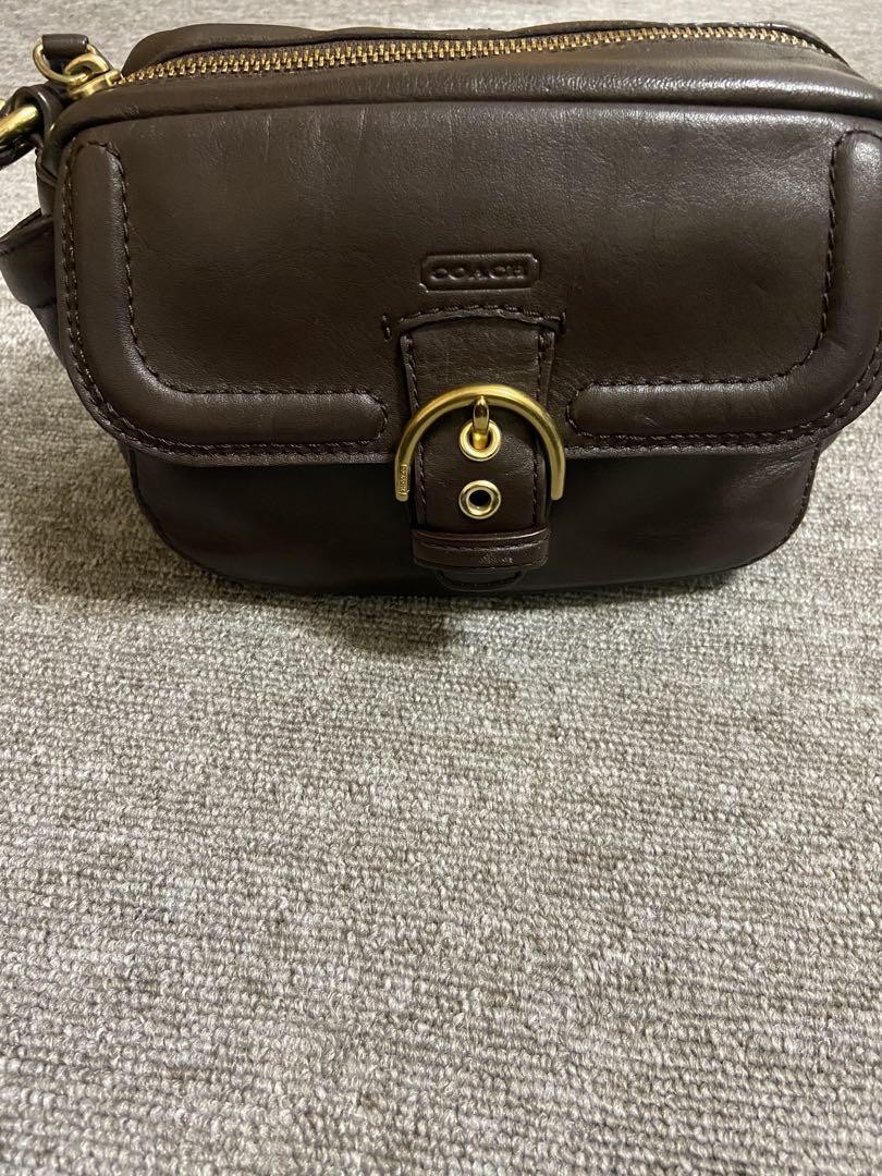 Coach Signature Shoulder Bag in Premium Leather