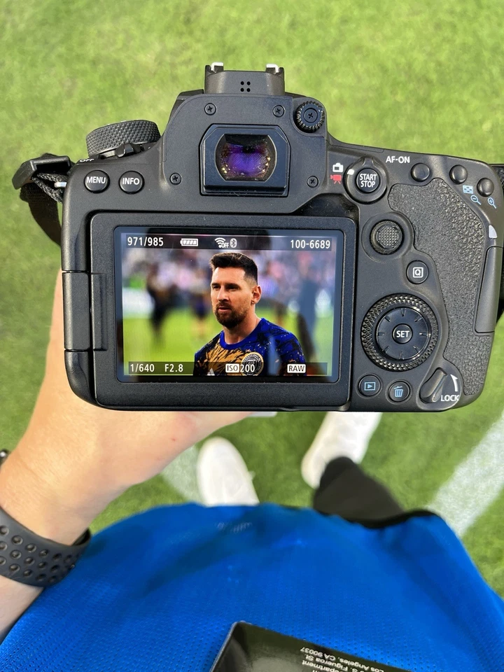 Tarjeta coleccionable de fotografía original Lionel Messi 2023 | Tarjeta #2 variación | PR/10 Foto 3 de 4