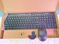NEW - AMAZON BASICS WIRELESS KEYBOARD AND MOUSE COMBO