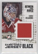 2009-10 ITG Between the Pipes Jersey Black /130 Cedrick Desjardins #M-08 n1u