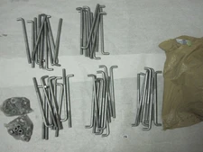 50X Sandbaggy 5/8" x 12" Threaded Concrete Anchor L-Bolts  Hot Dipped Galvanized