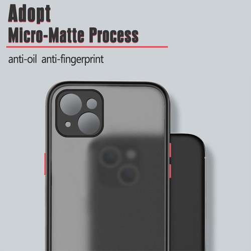 Case For iPhone 14 13 12 11 Pro Max X XR 8 7 6 Plus Clear Shockproof Matte Cover - Picture 4 of 22