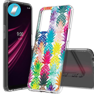Cover Case for T-Mobile REVVL V Plus 5G,Pink Fly,+Glass Protector