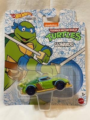 2022 Hot Wheels LEONARDO Teenage Mutant Ninja Turtles Character Cars Diecast New