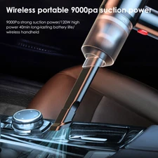 Handheld Car Vacuum Cleaner 9000pa 120w High Power Wireless Vacuum Cleaner