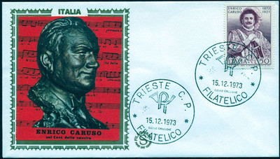 REP. IT. 1973 BUSTA F.D.C. 1. TAG CARUSO