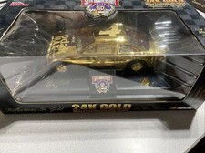  4 RACING CHAMPIONS 24K GOLD PLATED COMMEMORATIVE SERIES REFLECTIONS IN GOLD