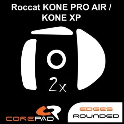 Corepad Skatez Roccat Kone Pro / Pro Air / XP Mouse Feet Hyperglides PTFE Teflon