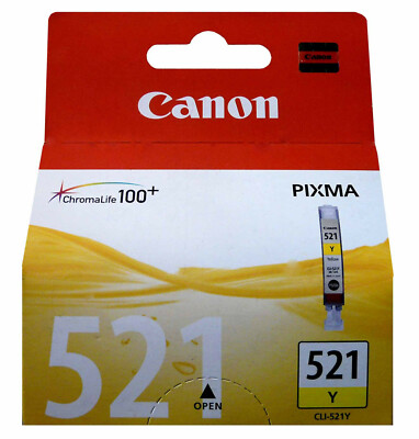 Canon CLI-521Y, Canon Pixma iP3600, iP4600, iP4600x, iP4700, MP540, MP540x