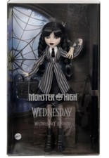 Monster High Wednesday Addams Doll netflix skullector haunt fashion doll Mattel