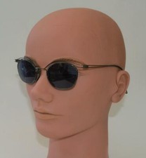 Auth Donna Karan DK148 sunglasses 49/19/120 Unique Gunmetal frame black lens