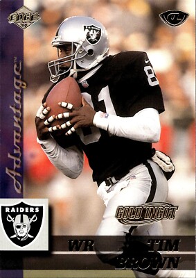 1999 Collector's Edge Advantage #112 Tim Brown Gold Ingot Near mint or better