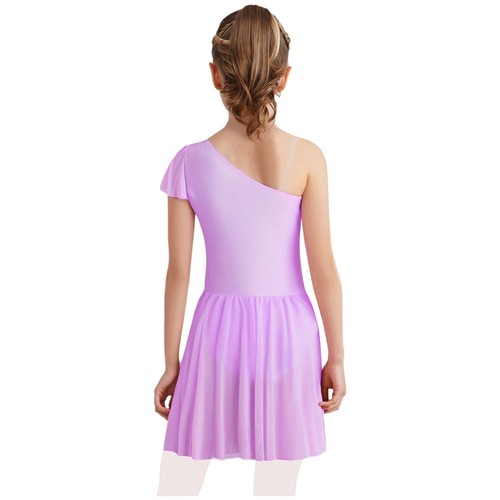 Girl Ballet Lyrical Dance Outfit Leotard Spaghetti Straps Floral Lace Costume - Picture 22 of 133