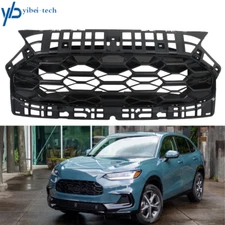For Honda HRV 23-24 Front Bumper Upper Matt Black Honeycomb Grille Grill Plastic